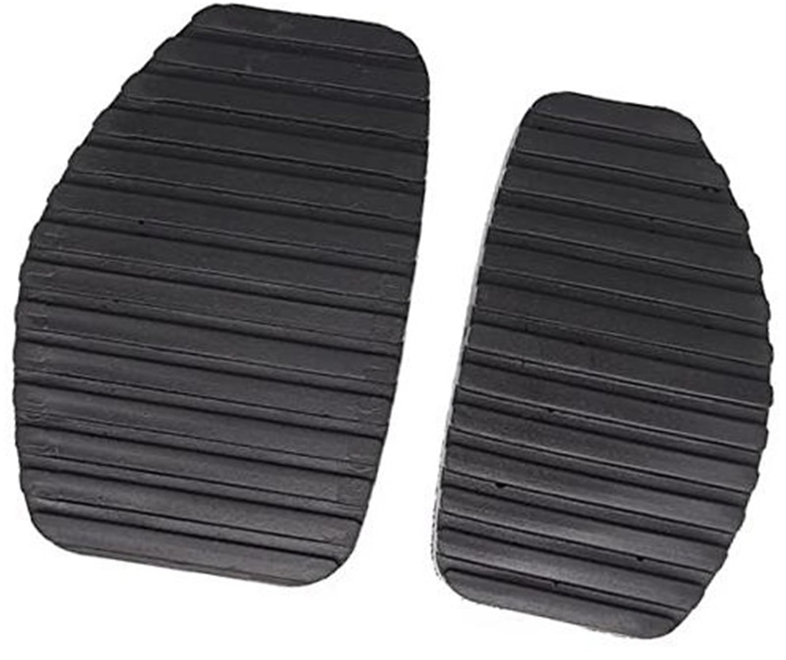 QASULER Auto-Bremsen-Kupplungs-Fußpedal-Pad-Abdeckung, for Citroen Xsara Picasso 1999–2012 Fußpedalauflage(Black 1X Brake 1XClutch) von QASULER