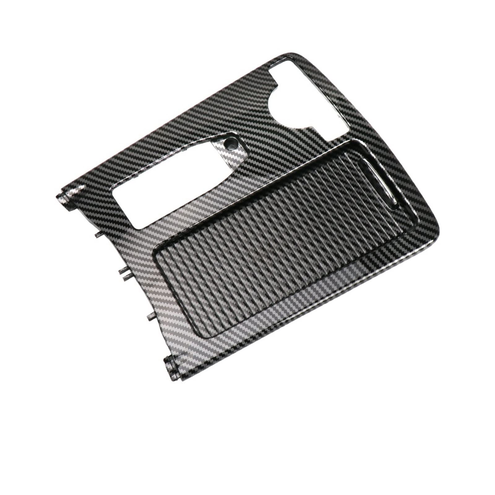 QASULER Auto Innen Innen Mittelkonsole Rollo Abdeckung Armlehne Wasser Becherhalter Lagerung, for, for Mercedes-Benz, CE Klasse W204 W212 W207 Getränkehalter-Rollenabdeckung(Model C Carbon Fiber) von QASULER