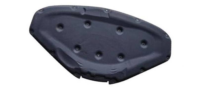 QASULER Auto-Motorwärme-Soundpad for die Motorhaube, schalldichte Wärmedämmmatte, Baumwollbezug, for, 1er F20 F21 2012-2019 Wärmedämmkissen für Automotoren(Black Style 1) von QASULER