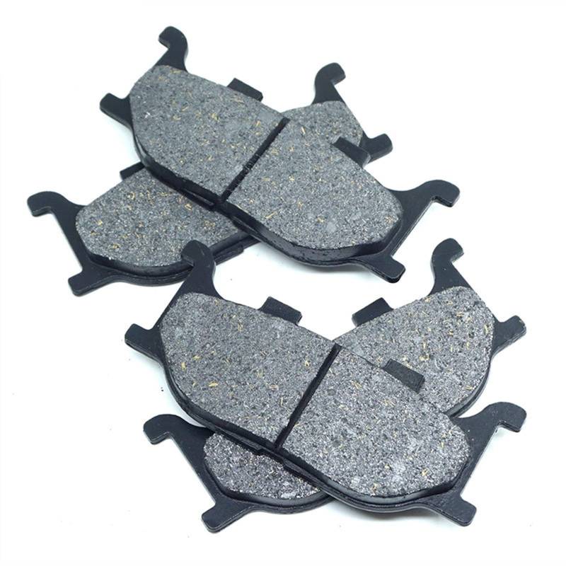 QASULER Bremsbeläge vorn und hinten, Satz, for Yamaha, MT-03 2006 2007 2008 2009 MT03 Motorradbremsbeläge(2X Front Brake Pads) von QASULER