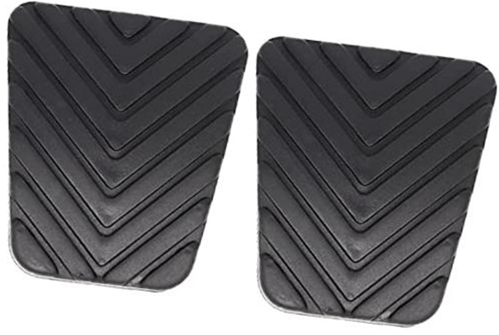 QASULER Bremskupplungs-Fußpedal-Pad-Abdeckung, for Hyundai Matrix Lavita FC 2001–2010 Fußpedalauflage(Black 2Pc) von QASULER