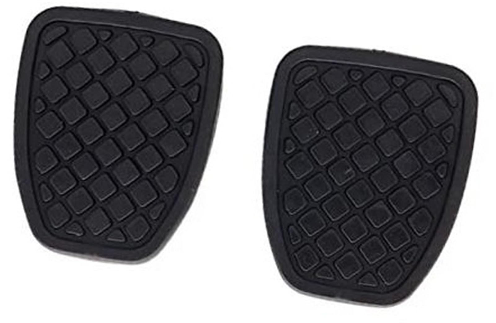 QASULER Bremskupplungs-Fußpedal-Pad-Abdeckung, rutschfestes Gummi, 2 Stück, for Subaru, for Forester, Impreza Legacy Outback WRX Fußpedalauflage von QASULER