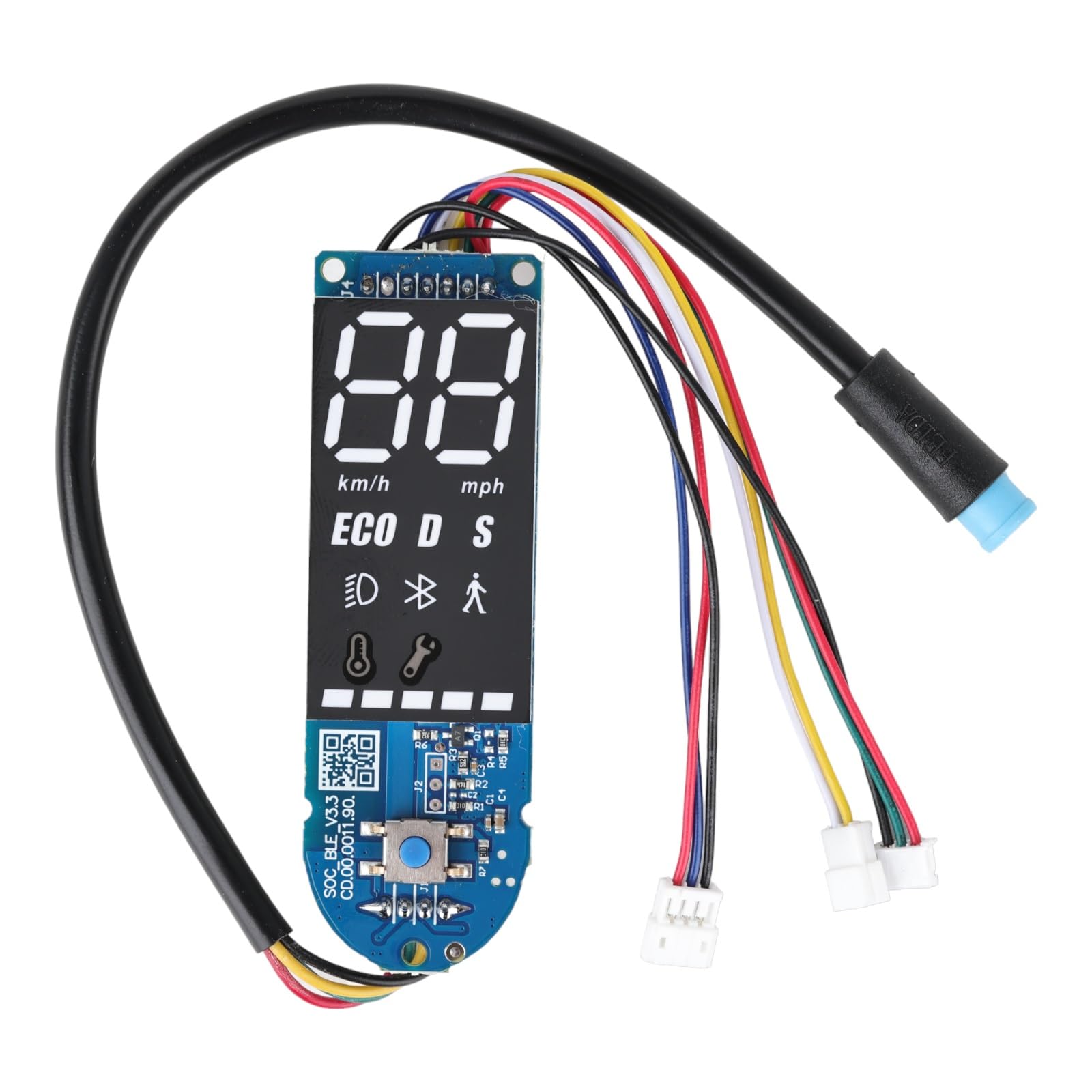 QASULER Display Dashboard, for Ninebot, F40 F30 F25 F20 Skateboard Elektroroller Geschwindigkeit Platine Ersatzteile Bedienfeld für Elektroroller von QASULER