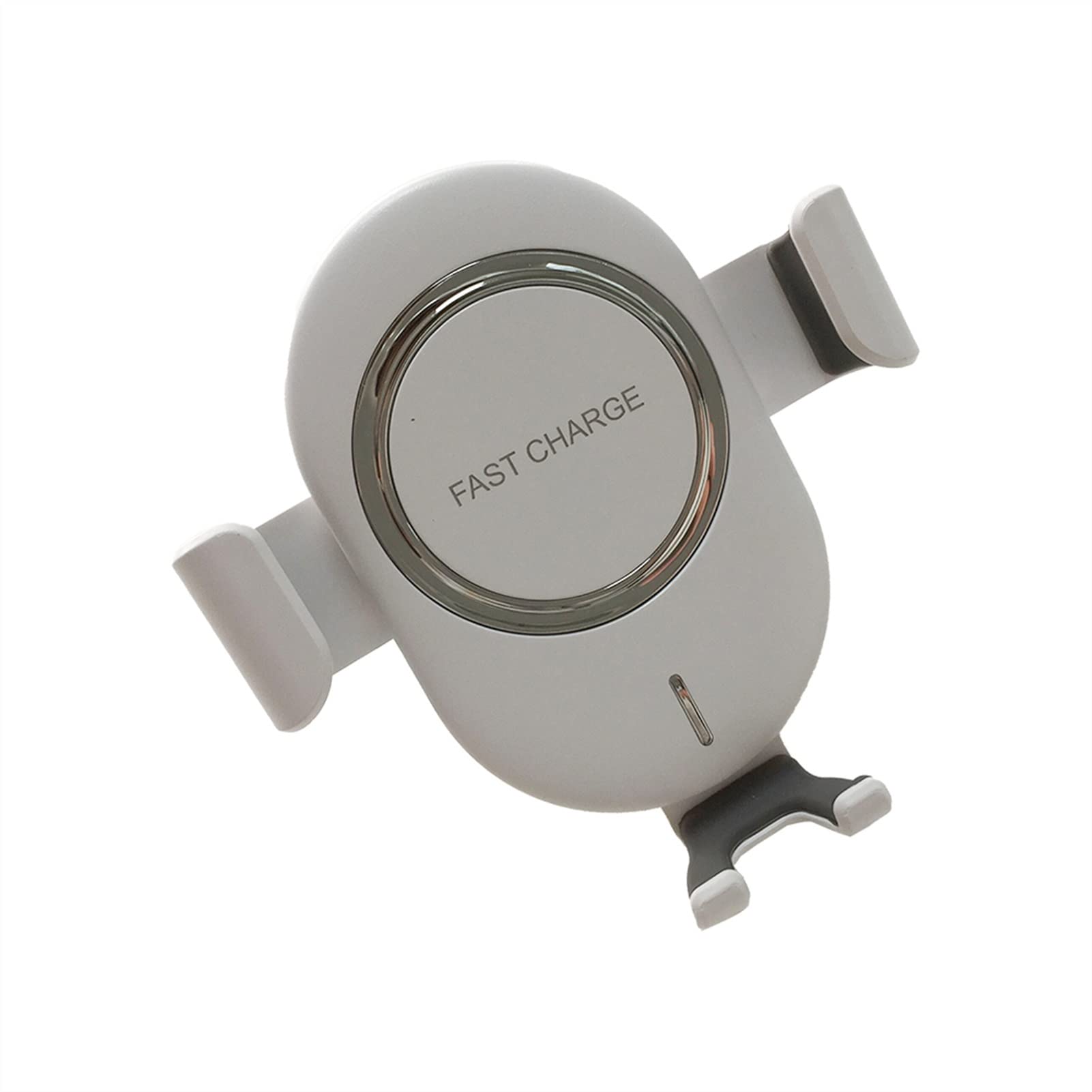 QASULER Drahtloses Autoladegerät mit Qi-Induktion, for, for Smart, Sensor-Ladeplatte, Telefonhalter, Luftauslassklemme, Schnellladepad Drahtlose Ladestation fürs Auto(White) von QASULER