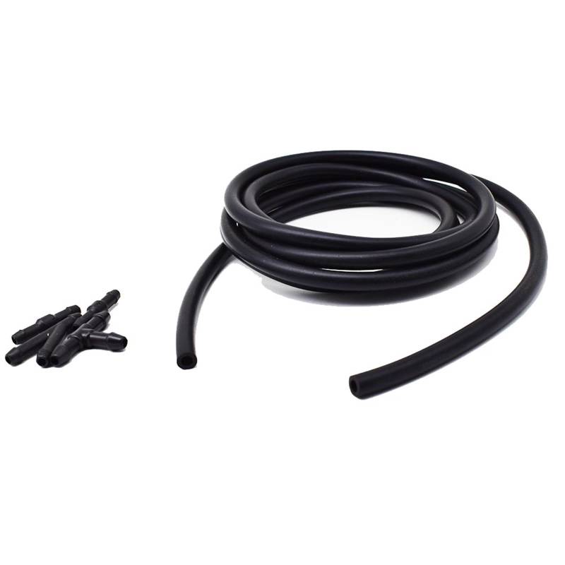 QASULER Erick's Wiper Universal 200 cm/2 m aus 3,5 mm EPDM, schwarz, for Scheibenwischer, Waschanlage, Strahlrohr, Schlauch, Gummi, automatische Pumpendüse Scheibenwaschdüsen von QASULER