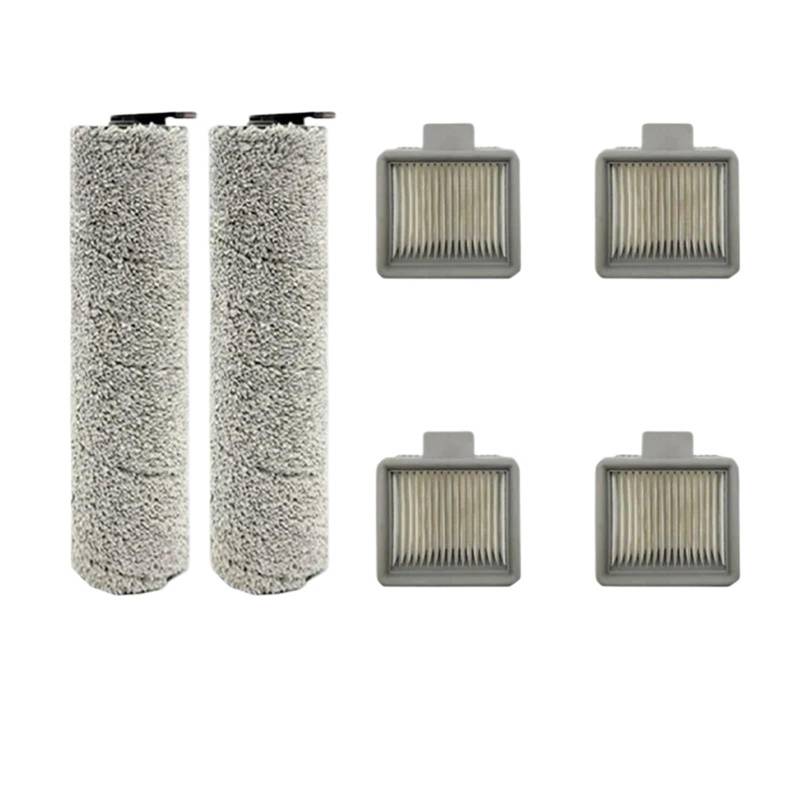 QASULER Ersatzwalzenbürste und Hepa-Filter for Dreame H11 / H11 Max, Nass- und Trockensauger-Ersatzteilzubehör Austausch des Filtersatzes(6pcs) von QASULER