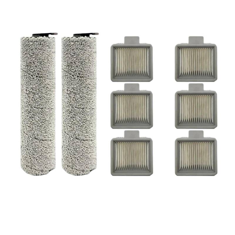 QASULER Ersatzwalzenbürste und Hepa-Filter for Dreame H11 / H11 Max, Nass- und Trockensauger-Ersatzteilzubehör Austausch des Filtersatzes(8pcs-01) von QASULER