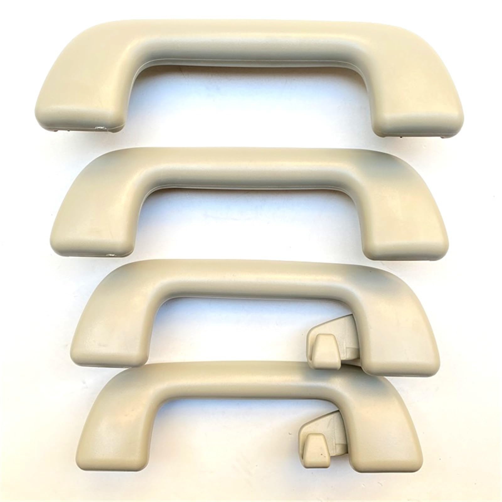 QASULER Haltegriff for Autodach, grau, mit Haken, universell, for Toyota, for Corolla, for Rav4, for Yaris Vios OEM: 74610–52020 Haltegriff innen am Dach(A Set of 4pcs beige) von QASULER