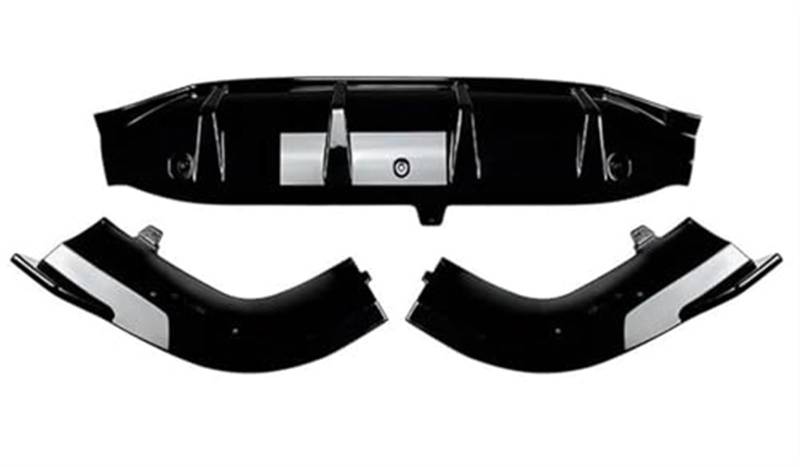 QASULER Heckspoiler fürs Auto, unterer Heckstoßstangendiffusor unter dem Splitterspoiler, for Mercedes-Benz, for GLC-Klasse X254, for GLC260 300 2023+ Heckspoiler(Gloss Black) von QASULER