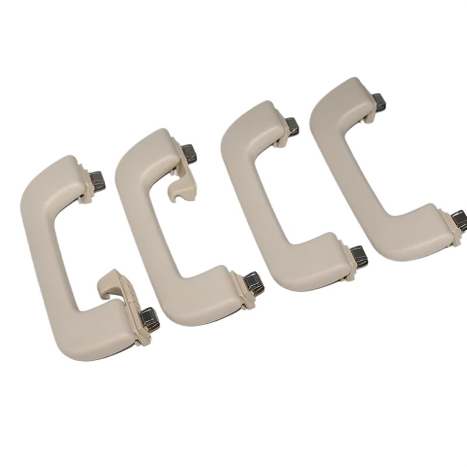 QASULER Hellbeige Vorne Hinten Links Rechts Dach Griff Haltegriff, for Audi, for A4 S4 A5 S5 A3 A1 Q3 2008-2014 RS5 Quattro 2008-2014 Unterstützungsgriff für Fahrzeugdach(Light beige-01) von QASULER