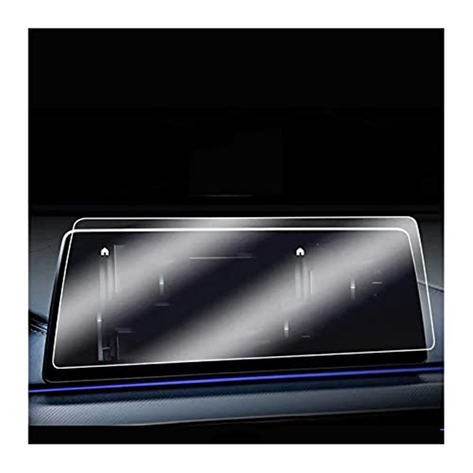 QASULER Instrumenten-Displayschutzfolie, for, for X3 X4 2020, Auto-GPS-Navigationsbildschirmfolie, Armaturenbrett-Schutzfolie, gehärtetes Glas, Displayschutzfolie aus gehärtetem Glas Transparenter GP von QASULER