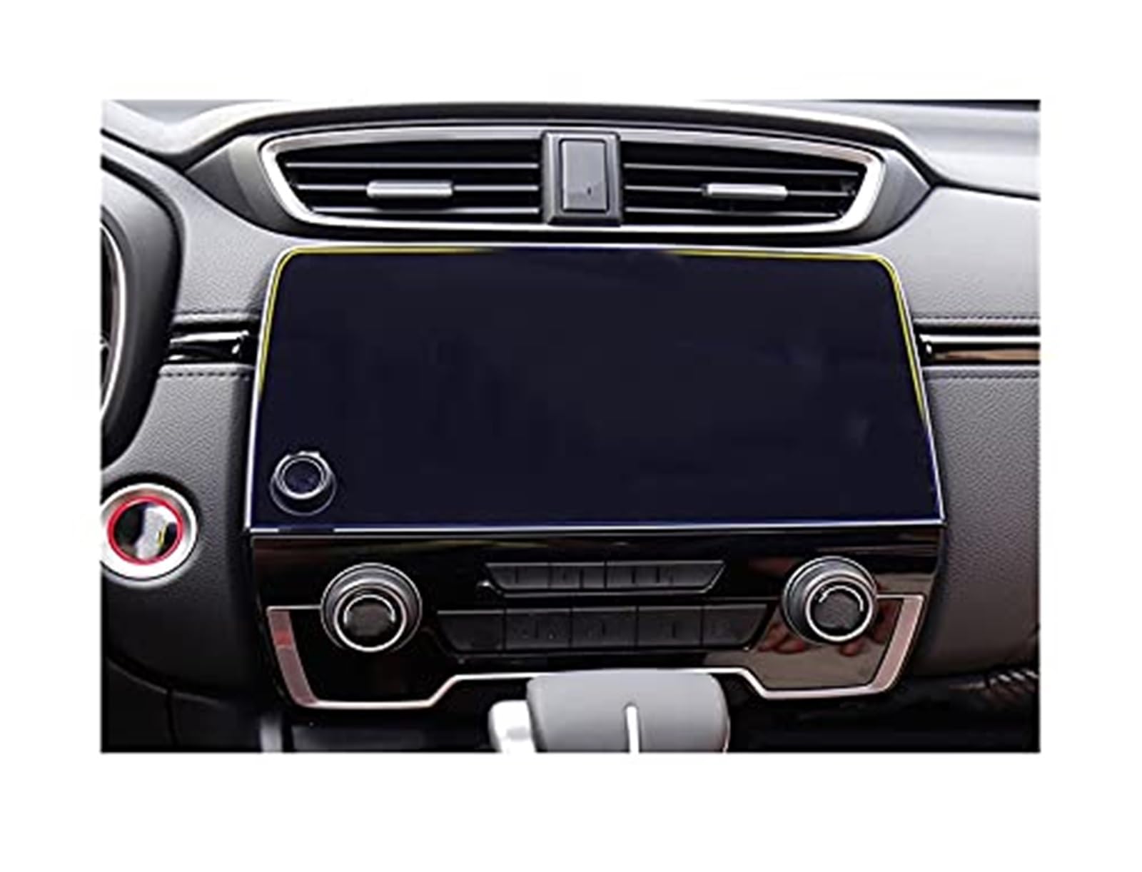 QASULER Instrumenten-Displayschutzfolie for CR-V CRV 5. 2017 2018, Auto-LCD-Bildschirm, gehärtetes Glas, Schutzfolie, Auto-GPS-Navigation, Schutzfolie, gehärtetes Glas Transparenter GPS-Displayschutz von QASULER