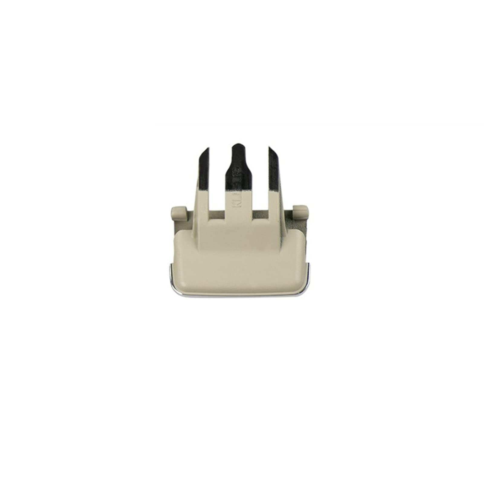 QASULER Klimaanlage Vent Toggle Stück Outlet Karte Pad Clip Wind Richtung Einstellung Plektrum Knopf, for Toyota, for Corolla, 2007-2013 Auto-AC-Kühlergrill-Lasche(Beige Side) von QASULER