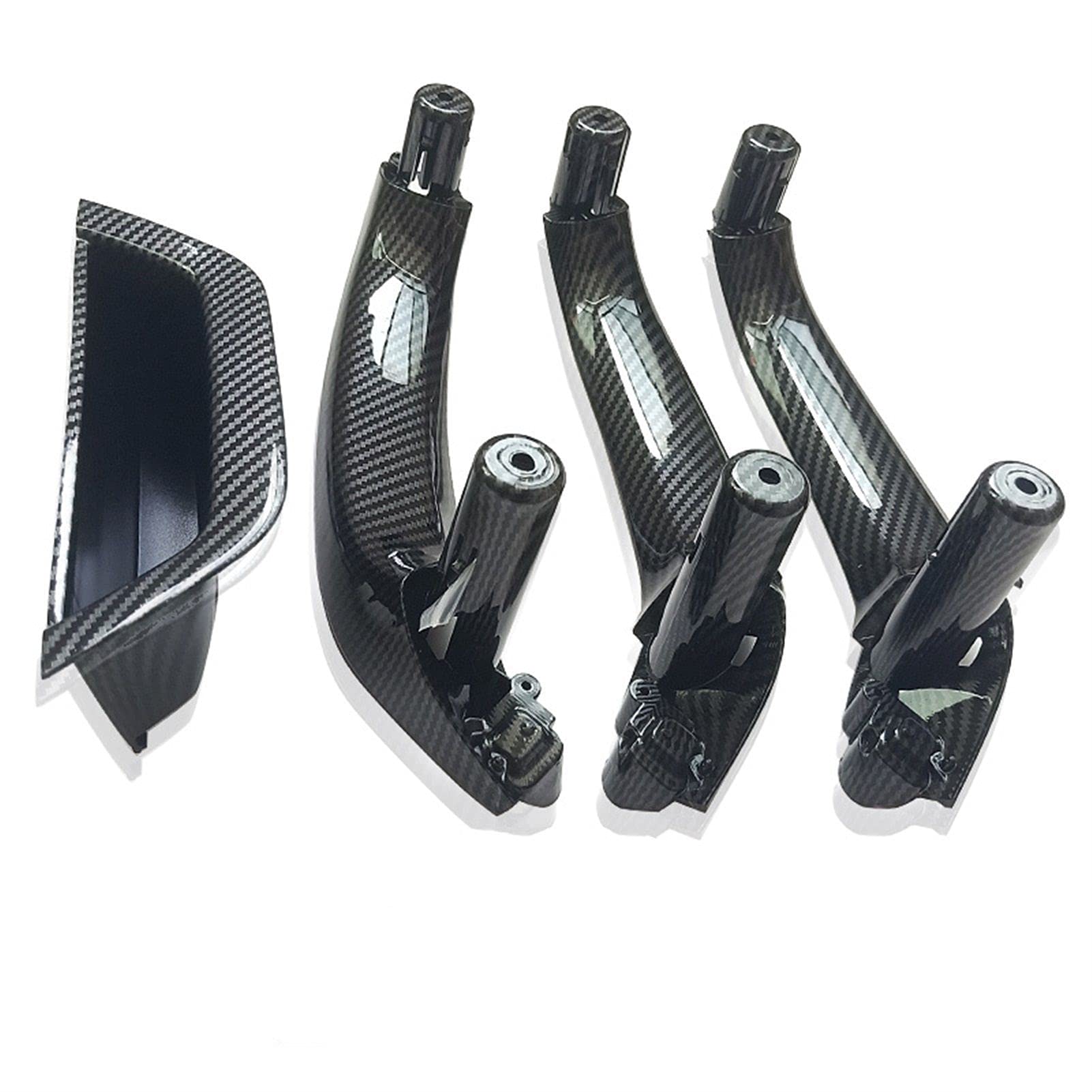 QASULER LHD RHD Carbon Fiber Innentürgriffverkleidung, for, for X3 X4 F25 F26 2010-2016 Innentürgriff für Fahrzeuge(LHD Carbon Fiber) von QASULER