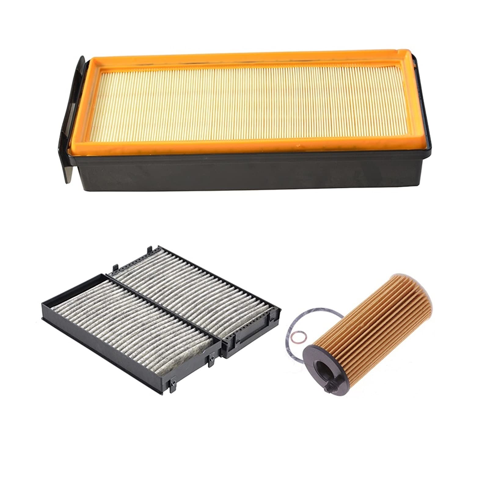 QASULER Luft-Kabinen-Öl-Sets, Filter, for, X5 XDrive30d F15 X5 Auto-Klimaanlagenfilter von QASULER