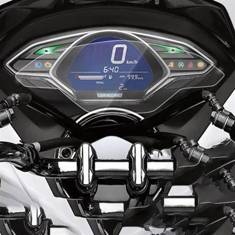 QASULER Motorrad-Cluster-Kratzschutzfolie Cluster-Displayschutzfolie for PCX150 PCX 150 2018–2020 Displayschutzfolie für das Armaturenbrett(5pcs) von QASULER