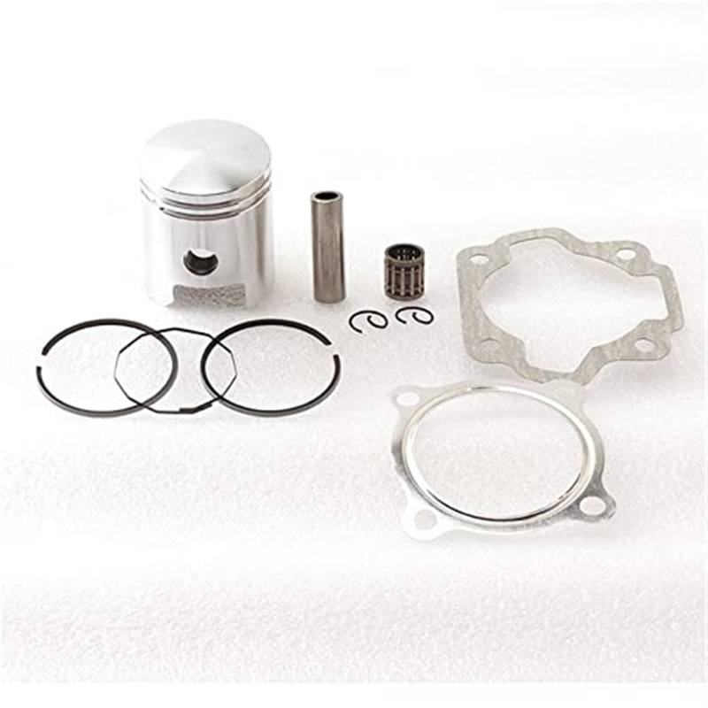 QASULER Motorrad Motor 47mm Kolbenringe Dichtung Nadellager Kit, for PW80 PW 80 Peewee Y-Zinger Dirt Bike 1983-2006 Austausch des Motorkolbens von QASULER