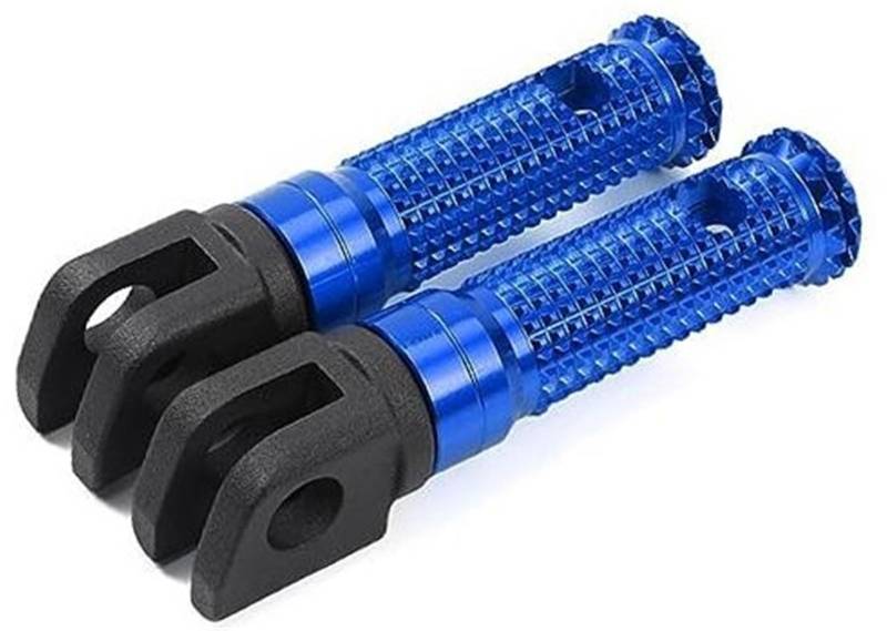 QASULER Motorradfahrer Fußstützenpedale Vorderfußrasten Fußstützenadapter, for -10R 2008-2015 -6R 2009-2018 Fußstützen(Blue) von QASULER