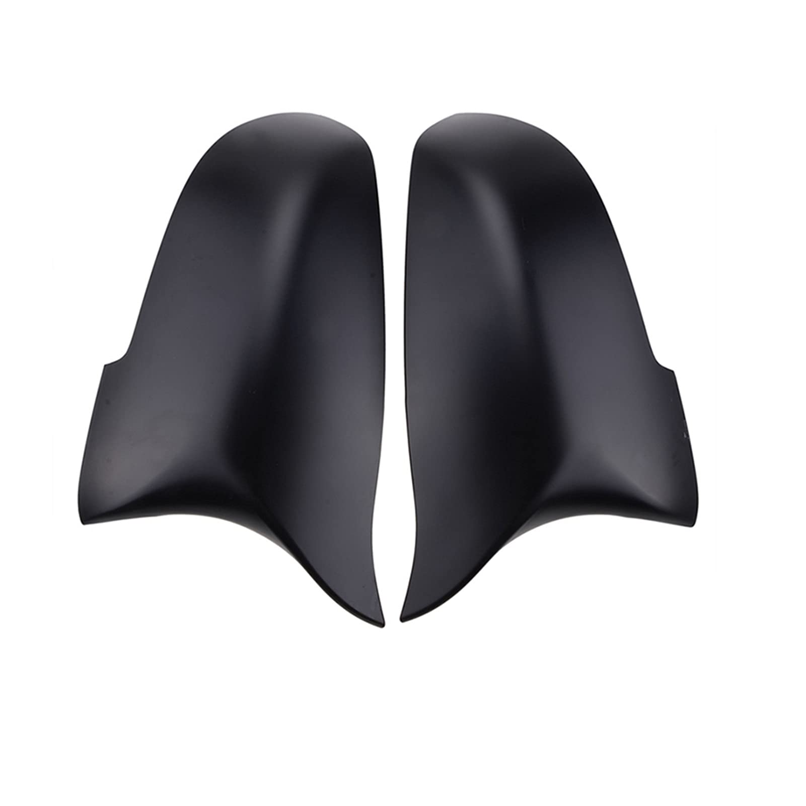 QASULER Racing Außenspiegelabdeckung Autozubehör Performance Rückspiegelkappe, for, 5er F10 F11 F18 2014-2017 Rückspiegelkappe(Matte Black) von QASULER