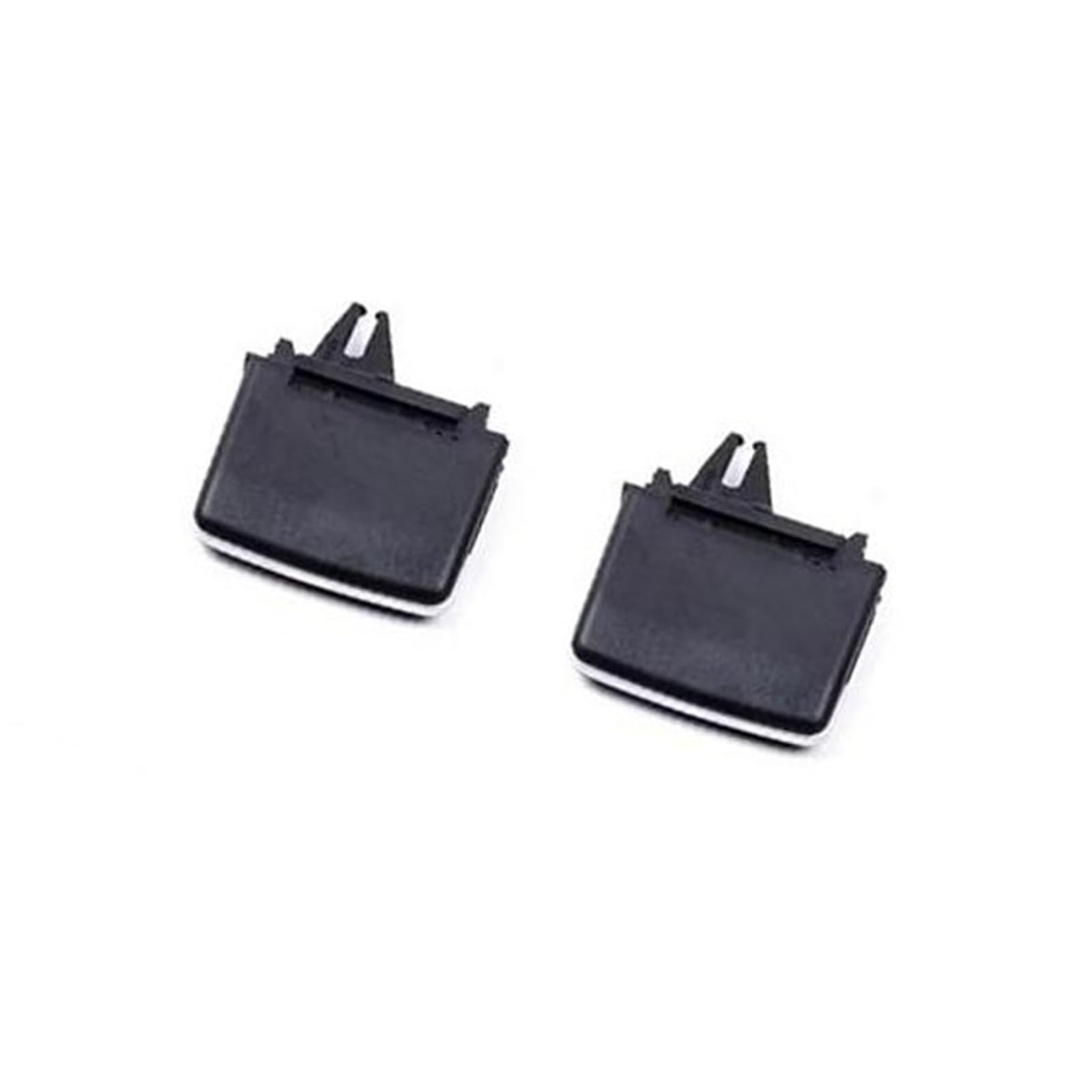 QASULER Reparatursatz for Lüftungsauslasslaschenclips, for Mercedes-Benz, W166 ML GL GLS GLE 2011–2018 Registerkarte „Auto-AC-Kühlergrill“.(Black Rear 2pcs) von QASULER