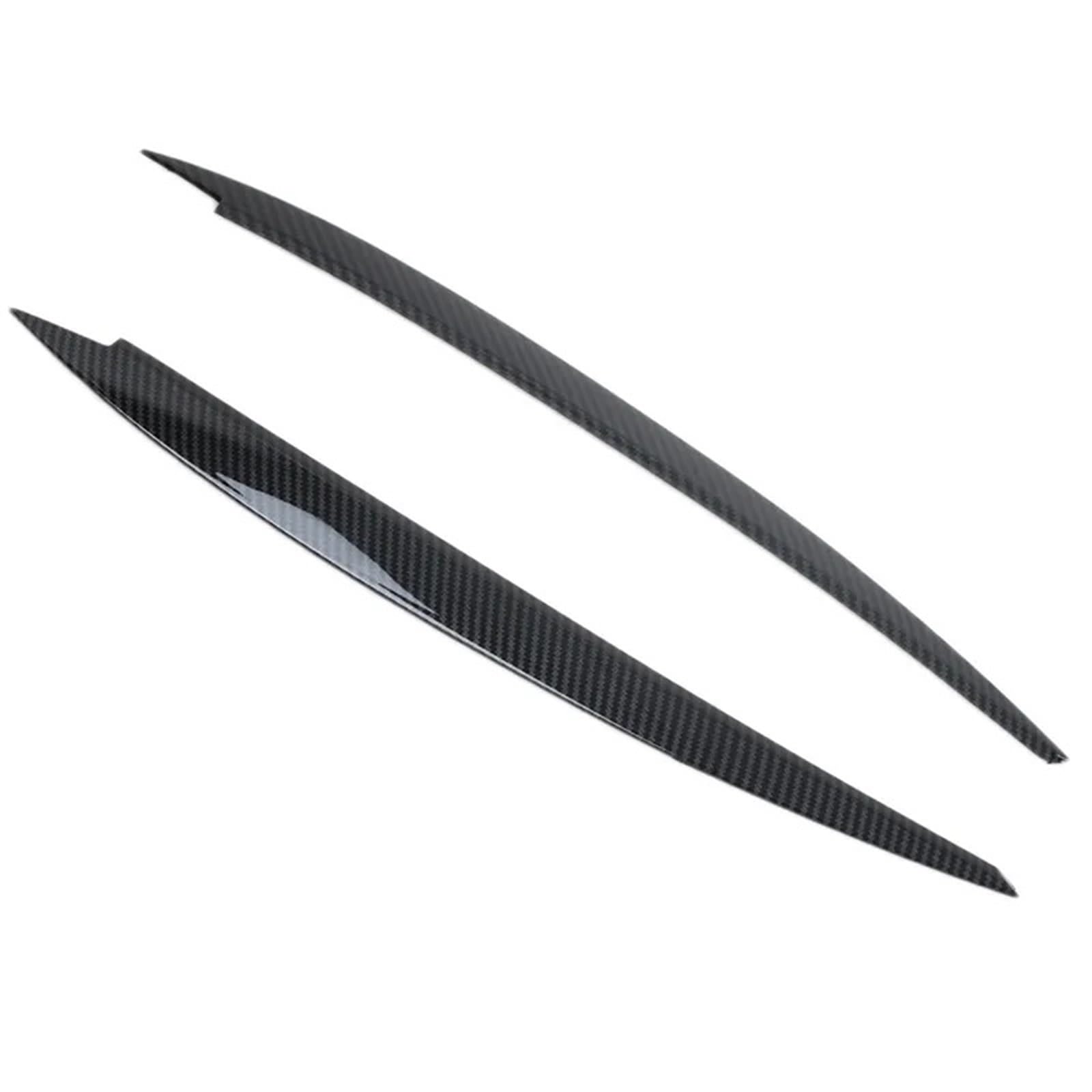 QASULER Scheinwerfer-Augenlid, for VW, for Golf 7 MK7 VII GTI GTD R 2013–2018, Augenbrauenabdeckung, auffälliger Aufkleber, Autozubehör Auto-Augenbrauen-Augenlid-Trim(Carbon Fiber Look) von QASULER