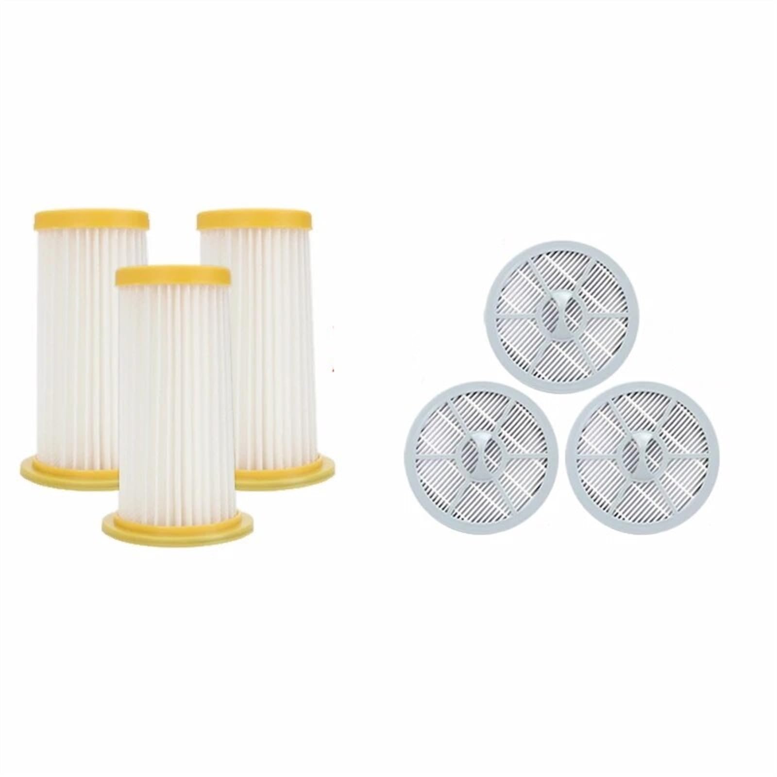 QASULER Staubsaugerfilter und Luftauslass-HEPA-Filter, for FC8208 FC8250 FC8260 FC8262 FC8264 Staubsaugerzubehör Austausch des Filtersatzes(Set 3) von QASULER