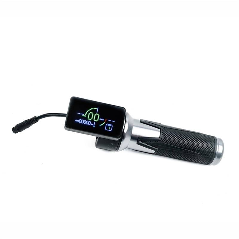 QASULER TF901 48V E-Bike Roller Anti-Diebstahl-Alarm Fernbedienung Bürstenloser Geschwindigkeitsregler LCD-Display Gasdrehgriff Lenker Bedienfeld für Elektroroller(Meter) von QASULER