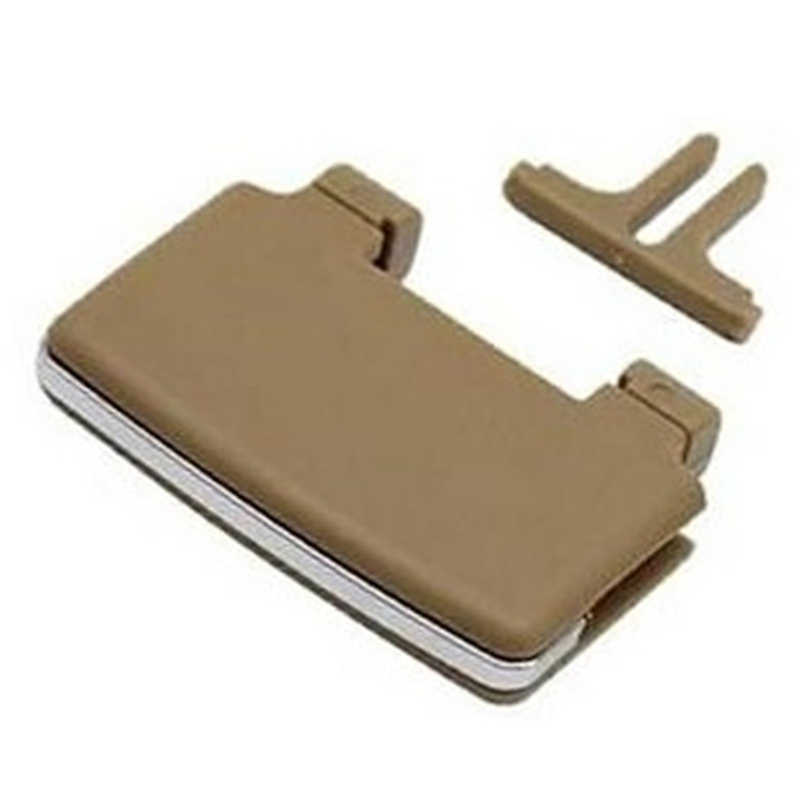 QASULER Vorne Hinten Klimaanlage AC Vent Outlet Tab Clip Slider, for Mercedes, for Benz, W164 X164 ML GL 300 350 450 500 Registerkarte „Auto-AC-Kühlergrill“.(Rear Beige) von QASULER