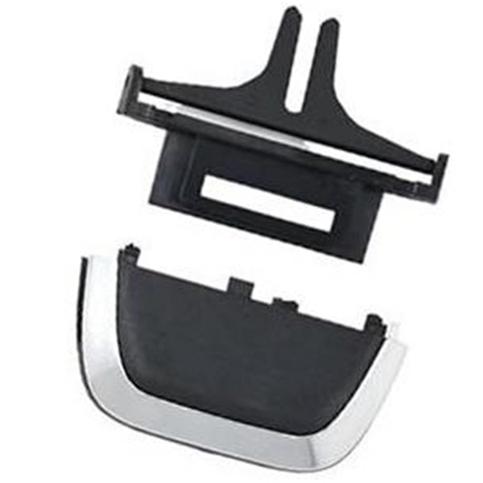 QASULER Vorne und Hinten Klimaanlage Entlüftungsgitter Tab Slider Clips, for, 5 6GT Serie G30 G31 G38 G32 2017-2020 Registerkarte „Auto-AC-Kühlergrill“.(Black Rear 1pc) von QASULER