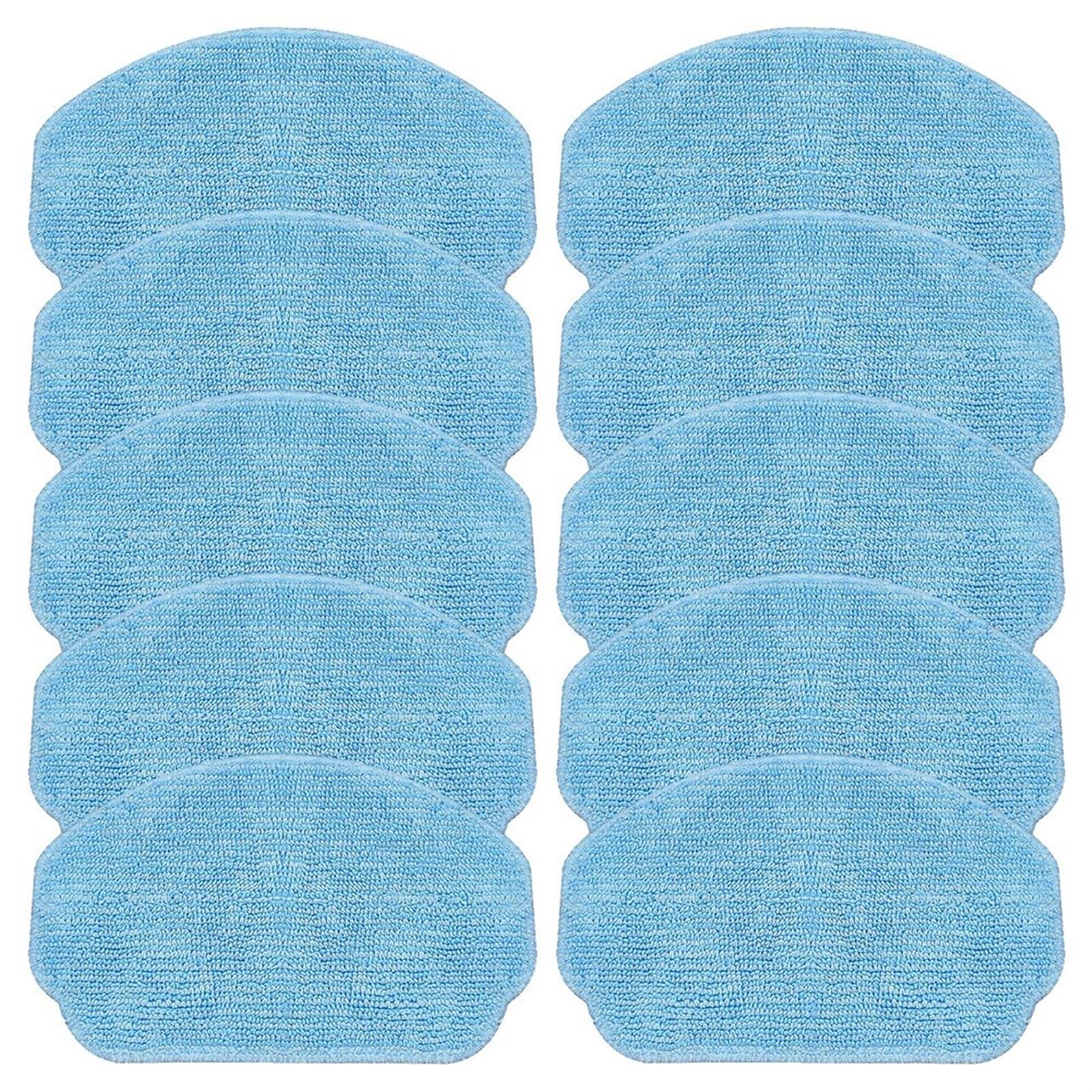 QASULER Wischtuch, for Cecotec, for Con-ga 999 X-Treme Roboter-Staubsauger, Ersatzteile, trockene und nasse Nutzung, Wischtücher, Pad, Bodenreinigung Saugroboter-Wischpad(10 Pack) von QASULER