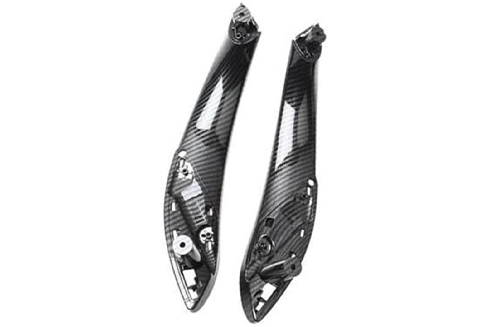 QASULER for, 3er 4er M3 M4 F30 F80 F31 F32 F33 F34 F35 F36 F82 Innentürgriff Innenverkleidung Ersatz Autotürverkleidungsgriff(Black Carbon Front 2pcs) von QASULER