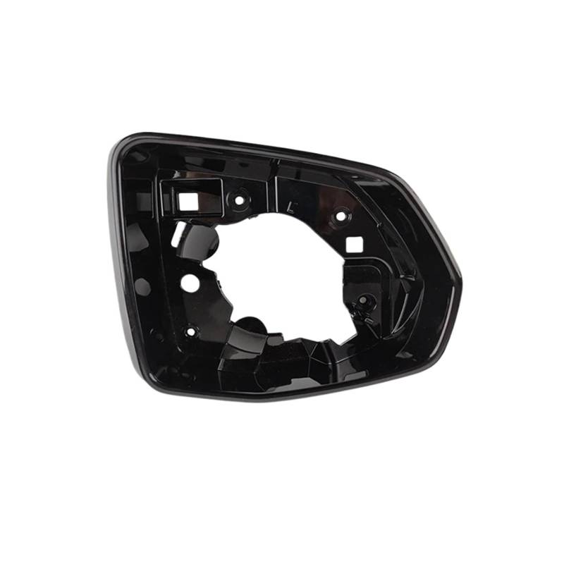 QASULER for Cadillac, XT4 XT5 XT6 Autozubehör Türaußenspiegelhalter Rückspiegel Zierring Gehäuserahmen Auto-Seitenspiegelrahmen(1pcs Black Right) von QASULER