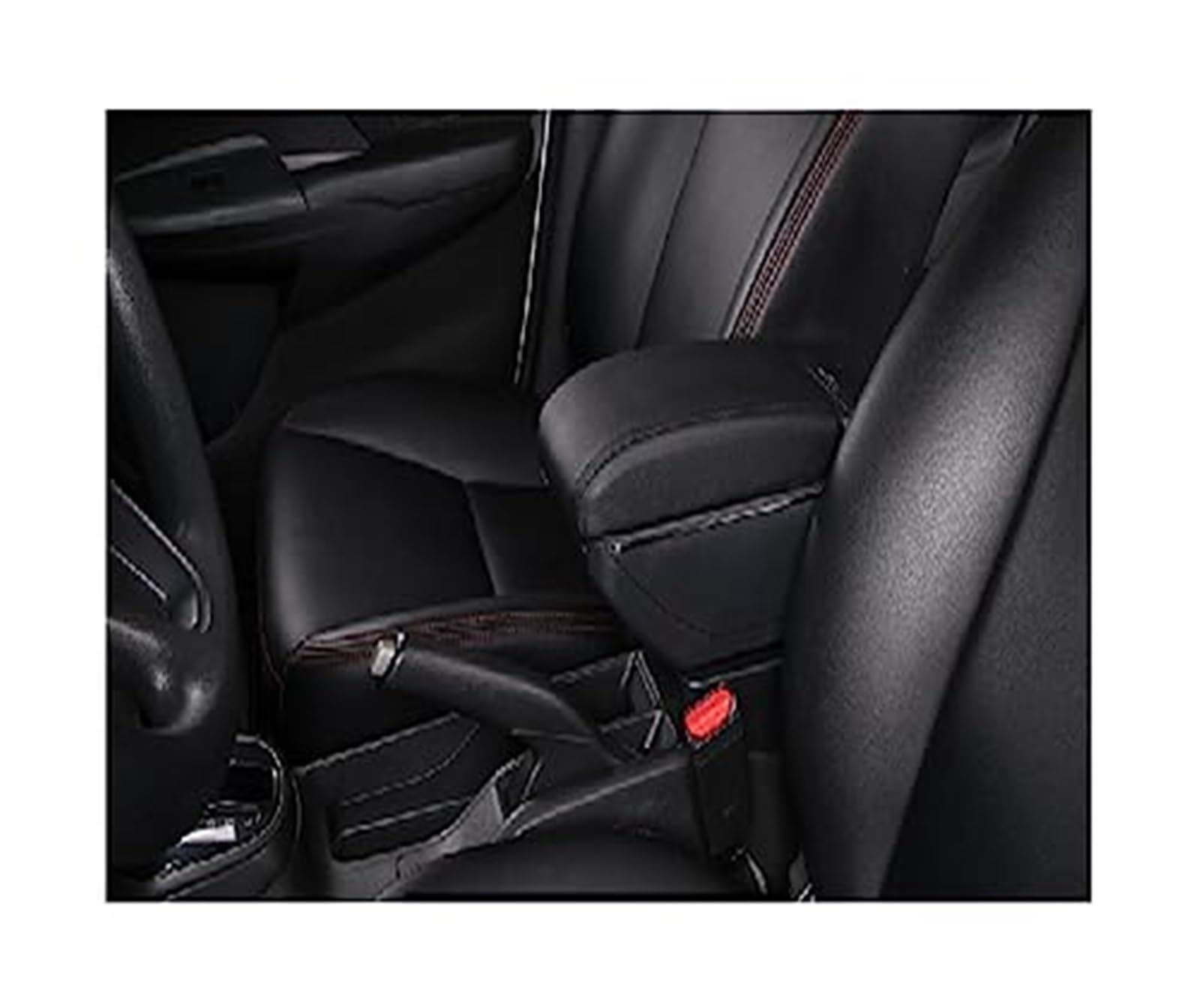 QASULER for Dacia, for Duster 2019–2022, Auto-Armlehnenbox, Mittelkonsolen-Aufbewahrung, Dekorationszubehör mit USB Auto-Mittelkonsolenabdeckung(Black D2 Black Line 7usb) von QASULER