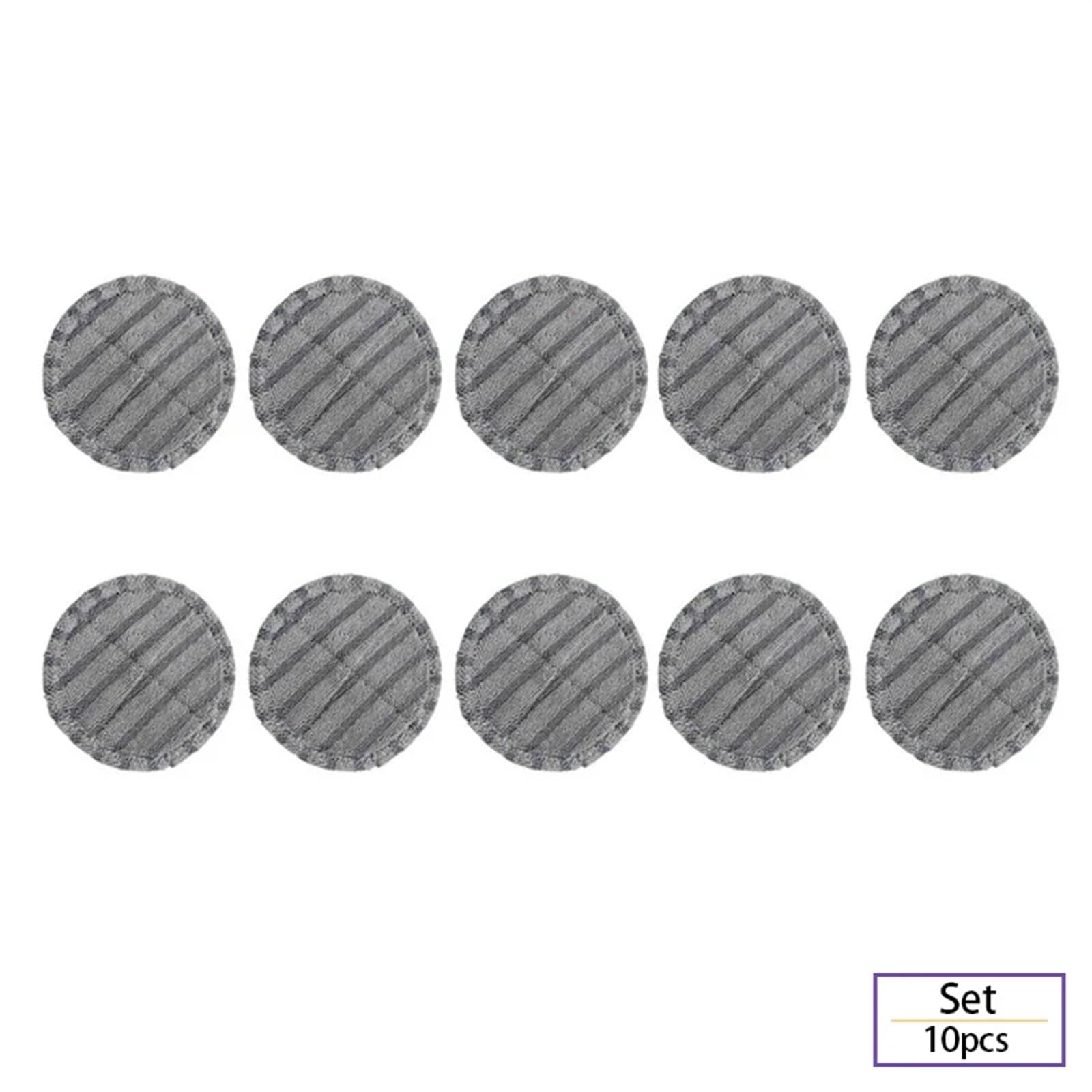 QASULER for Dyson, for V7 V8 V10 V11 V15 Staubsauger Elektrische Mopp Kopf Bürste Mit Wasser Tank Abnehmbare Tuch Mopp Zubehör Ersatzteile Saugroboter-Wischpad(Mop Cloth Pad-10pcs) von QASULER