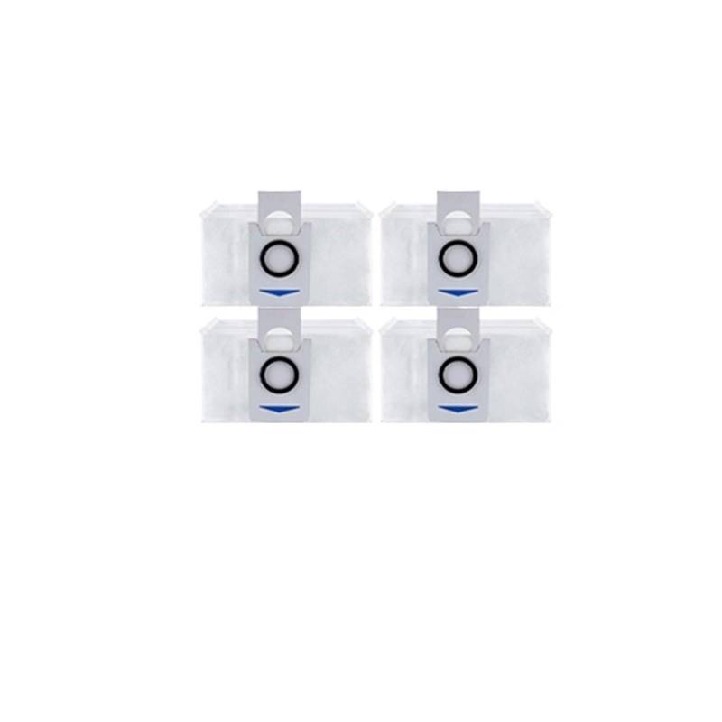 QASULER for Ecovacs Deebot X1 Omni T10 Turbo Staubsauger Roboter Filter Seite Pinsel Reinigung Tuch Ersatzteile Staub Box Zubehör Roboter-Staubsauger-Teilesatz(4PCS) von QASULER