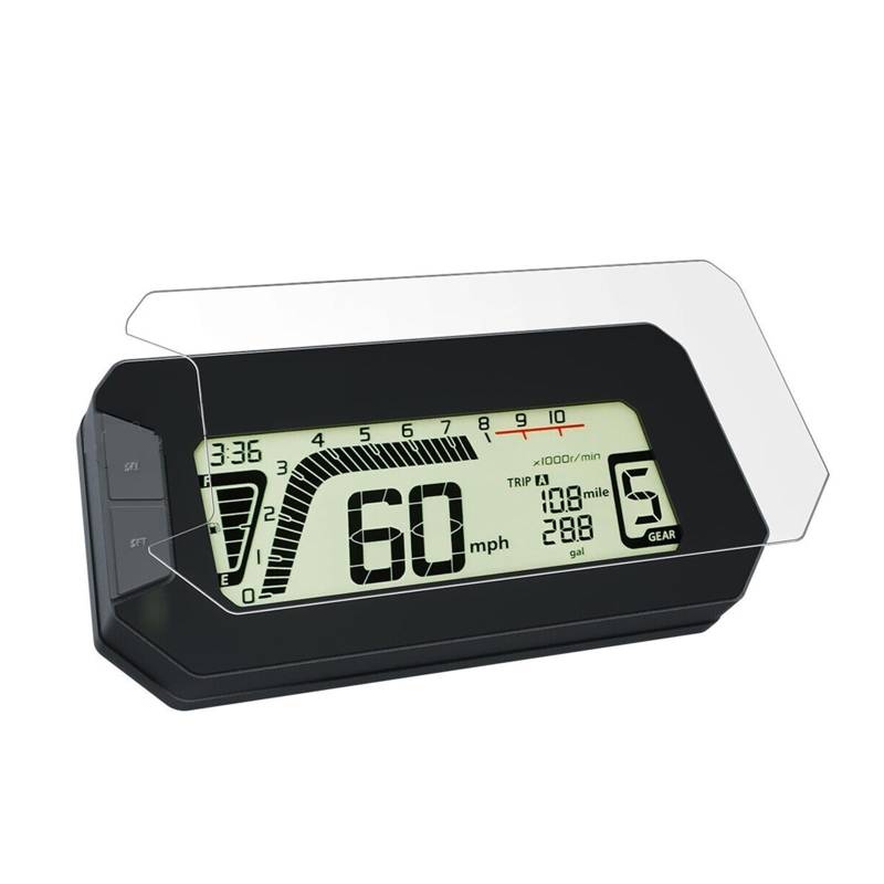 QASULER for Grom 2021 2022 Neue Motorrad Zubehör Scratch Cluster Screen-Dashboard Schutz Instrument Film Displayschutzfolie für das Armaturenbrett(2 Sets) von QASULER