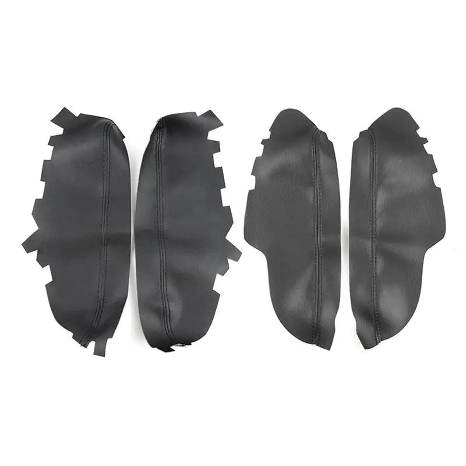 QASULER for Toyota, for Avalon 2013 2014 2015 2016 2017 2018 Auto Innen Vorne/Hinten Türgriff Armlehne Panel Mikrofaser Leder Abdeckung Trim Innentür-Armlehnenverkleidung(4pcs Black) von QASULER