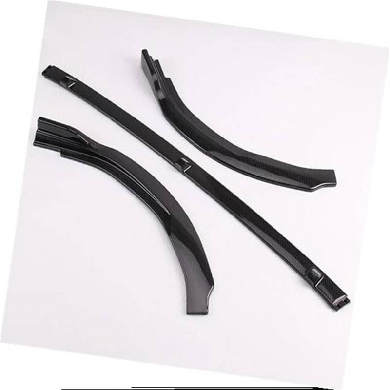 QASULER for Toyota, for Camry L LE XLE 2018 2019 Auto Frontschürze Spoiler Lip Untere Splitter Platte Klinge Trim Schutz Spoiler Spoiler Stoßfängerlippenschutz für Kraftfahrzeuge(Black Carbon Black) von QASULER