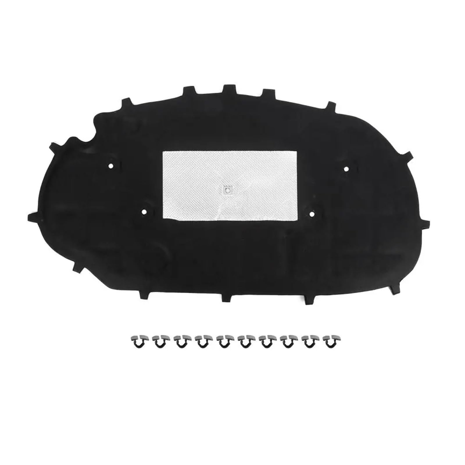 QASULER for VW, ForFor Golf 6/for Golf 7, Fronthaube Motorschalldämmung Pad Baumwolle Schalldichte Abdeckung Wärmedämmung Pad Matte Wärmedämmmatte(for G-7) von QASULER