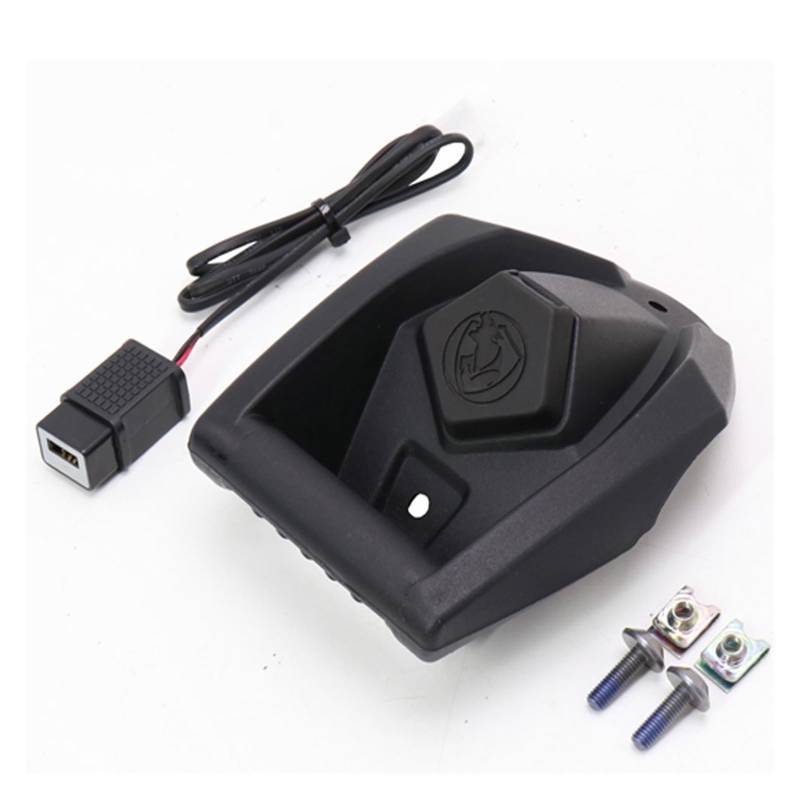 QASULER for Yamaha, Xmax NMAX 125 X-MAX 300 400 N-MAX 155 Motorrad GPS Navigation Halterung Wireless USB Lade Port Halter Halterung Motorrad-Telefonhalterung(Holder) von QASULER