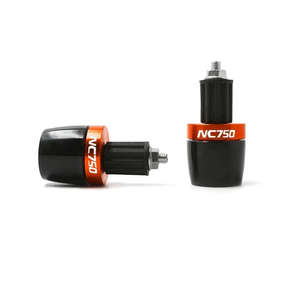 Lenkerenden Griffe Stecker Für Hon&da NC750 NC 750 S/X Alle Jahr Universal Motorrad 7/8 "Lenker Griff Enden Gegengewicht Griff Bar End Kappe Stecker Slider von QATKXSLM