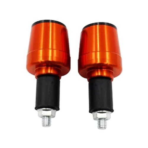 Lenkerenden Griffe Stecker Motorrad Griff Bar End Gewicht Lenker Griffe Kappe Anti Vibration Silder Stecker von QATKXSLM