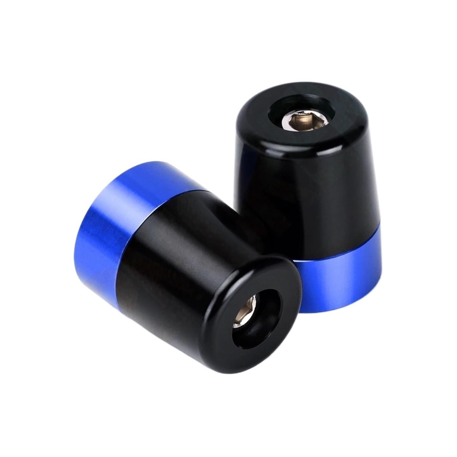 Lenkerenden Griffe Stecker Motorrad Lenker Griffe Griffe Bar End Plugs Kappe Zubehör Für Kawa&saki Z250 Z300 Z400 Z650 Z650RS Z750 Z800 Z1000 Z1000SX von QATKXSLM