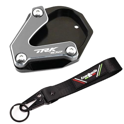 Ständer Seite Stehen Pad Für BE&Nelli TRK 702 TRK702 2022 2023 Motorradzubehör Schlüsselanhänger CNC Aluminium Ständer Fußvergrößerer Seitenständerpolster von QATKXSLM