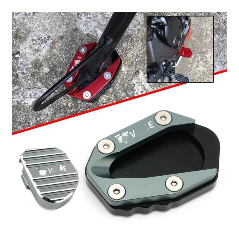 Ständer Seite Stehen Pad Für Loncin Voge 500r 650ds 300r 300rr 300ac Motorrad CNC Kickstand Fuß Seitenständer Verlängerung Pad Stützplatte Vergrößern S von QATKXSLM