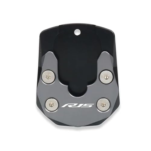 Ständer Seite Stehen Pad Für YAM&AHA YZF-R15 YZFR15 YZF R15 V3/V4 17–23 Motorrad CNC Ständer Fuß Seitenständer Verlängerung Pad Stützplatte Vergrößern Ständer von QATKXSLM