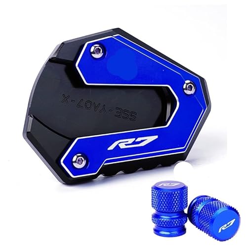 Ständer Seite Stehen Pad Für Yam&aha YZFR7 YZF-R7 YZF R7 R7 2021 2022 Motorrad Zubehör Ständer Fuß Seite Stehen Enlarger Pad Reifen Ventil Kappen von QATKXSLM