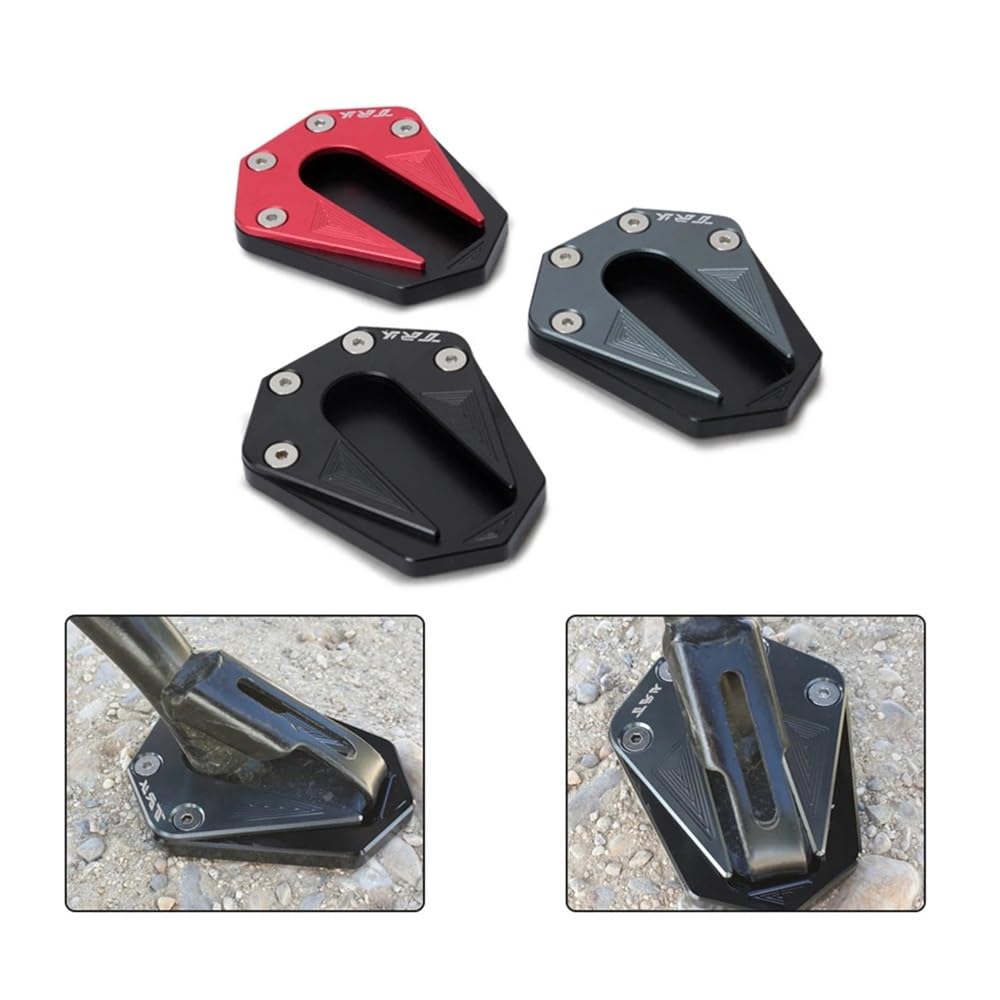 Ständer Seite Stehen Pad Kickstand Plate Pad Motorrad Fuß Seitenständer Vergrößerungsverlängerung CNC Aluminium Ersatz Für Ben&elli TRK 502 2017-2018 von QATKXSLM