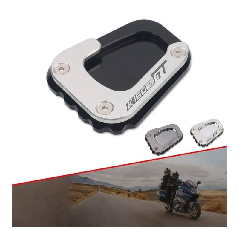 Ständer Seite Stehen Pad Motorrad CNC Kickstand Fuß Seitenständer Verlängerungspolster Trägerplatte Vergrößern Ständer Für B&M&W K1600GT K1600GTL K 1600 GT GTL von QATKXSLM