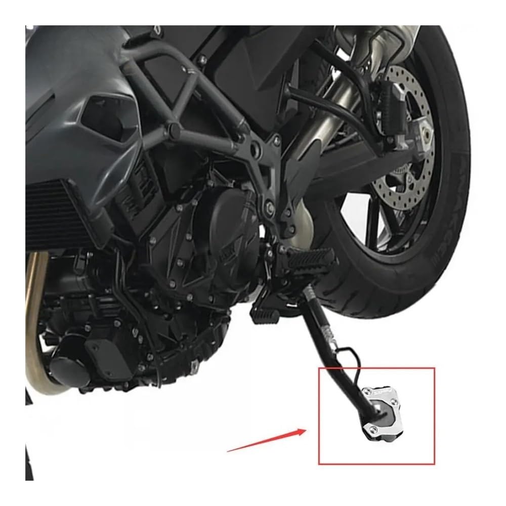 Ständer Seite Stehen Pad Motorrad Fuß Seite Stehen Vergrößerungs Platte Ständer Vergrößern Verlängerung Für B&M&W F700GS F 700GS F 700 GS F700 GS 2012-2021 Teile von QATKXSLM